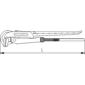 Resim İzeltaş 2" Maşalı Boru Anahtarı N11.16524 