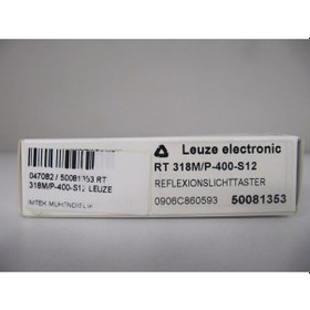 Resim Leuze 50081353 Rt 318m/p-400-s12 Energetic Diffuse Sensor 