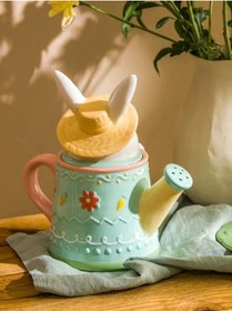 Resim Lcw Home Karışık Tavşan Figürlü Seramik Demlik 690 Ml Çok Renkli 