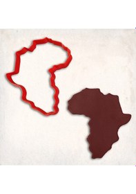 Resim Afrika Kurabiye Kalıbı Şekillendirici Kopat KIrmızı 