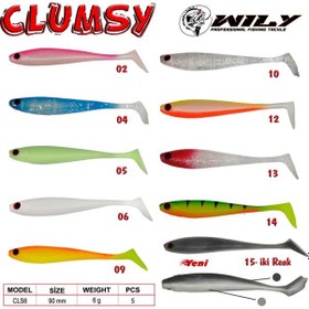 Resim Wily Clumsy Silikon Yem 9 Cm 6 Gr (531966939) 