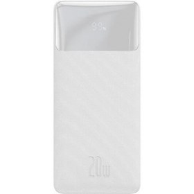 Resim Baseus Bipow Overseas Edition Beyaz 20000 mAh Hızlı Şarj Powerbank 