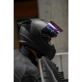 Resim LS2 Rapıd 2 Race Takaroa Mat Siyah Kask + Spoiler M Beden Polikarbon Malzeme ile Gelişmiş Konfor 