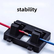 Resim Kalınlaştırılmış Kaymaz Çift Kartlı Tel Kaynak Sabitleyici, Düzenli Kablolama Çözümü için Kablo Tutucu, Kaynak Elektrot Standı, Metal ve Lehim Pratik Seti 