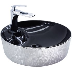 Resim Paluci Lavabo Tesla Black Sılver 