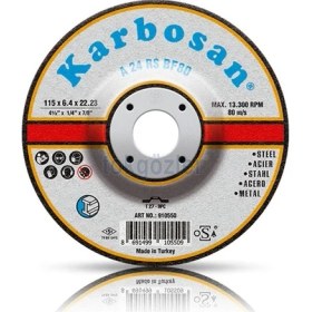 Resim Karbosan Nk Taşlama Taşı ( Bombeli )115X6.4X22 