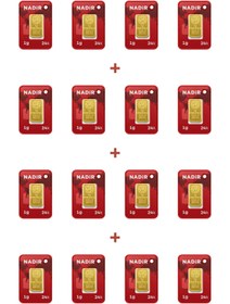 Resim Nadir Gold 24 Ayar 16 Gram Külçe Altın (16 Adet 1 Gram Külçe Altın ) 