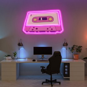 Resim MP3 Player Neon Tabela - 65cm | 26in / MultiColor 