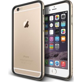 Resim Verus İphone 6/6s 4.7ile Uyumlu Iron Bumper Kılıf Gold 