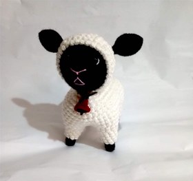 Resim El Örgüsü Amigurumi Pamuk Kuzu 