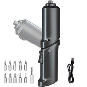 Resim Folinda 3.5n/m Li-pil Akülü Somun Sıkma Makinesi - Çevirmeci + Direk Uç Dengeleyici, Led Işık, 12 Parça Seti, Ev Bakımı Ve Montajlar İçin Taşınabilir Elektrikli Somun Torna 