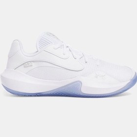 Resim Under Armour Ua Lockdown 7 Low Erkek Basketbol Ayakkabısı 3027646-102 Beyaz 