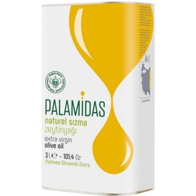 Resim Palamidas Soğuk Sıkım Sızma Zeytinyağı 3 lt Teneke 