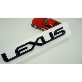 Resim Lexus Bagaj Siyah Abs 3M 3D Yazı Logo Orjinal Ürün 
