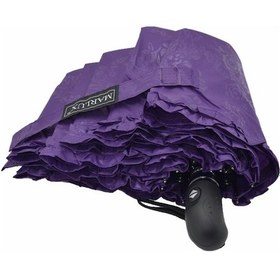 Resim Marlux 1212 Desenli Tam Otomatik Erkek Şemsiye Mor Siyah - Siyah 