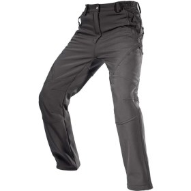 Resim Ghassy Co. Co. Erkek Çift Katmanlı Ultra Kalın Kışlık Kayak Motorcu Outdoor Softshell Pantolon 