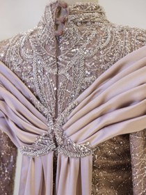 Resim Couture Marwa Tesettür Abiye - Lacivert / 50 