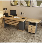 Resim Kalender Dekor Ophira-1-3 Ofis Büro Masası Takımı Oph04 