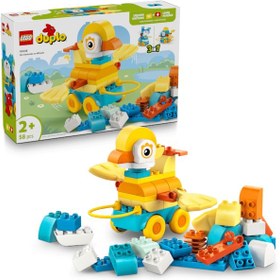 Resim LEGO® DUPLO® Kasabası 3’ü 1 Arada Tekerlekli Hayvanlar 10448 - 2 Yaş ve Üzeri Çocuklar için Eğitici Oyuncak Yapım Seti (58 Parça) 