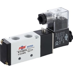 Resim G 1/4'' 5x2 Bobin Yay Valfi Geniş Gövde 