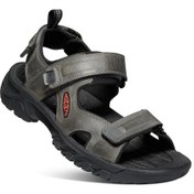 Resim Keen 1022424 Targhee Iıı Open Toe Sandal M Grey/black Erkek Sandalet Gri 