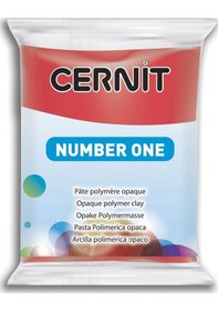 Resim Cernit Polimer Kil Seramik Hamuru Number One 56gr 400 Rouge 
