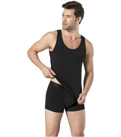 Resim Pierre Cardin 145 Erkek Modal Atlet Boxer Takım -siyah 001 