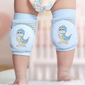 Resim 1 Çift Bebek Dizlik - Yumuşak Polyester, Fthalat İçermeyen, Sevimli Dinozor Baskılı Nefes Alabilen File Tasarımı, Bebek Güvenliği ve Konforu İçin İdeal, Bebek Güvenliği Ekipmanı | Eğlenceli Tasarım | Rahat Uyum, Bebek Dizlik 