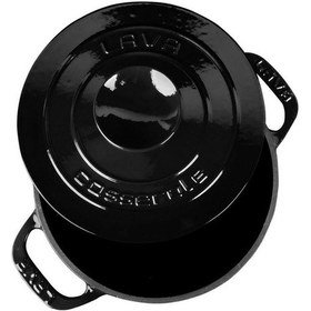 Resim Lava Döküm Yuvarlak Tencere Döküm Demir Kapak Experience Serisi Çap(Ø)23cm 