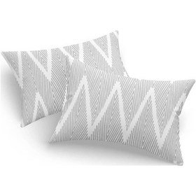 Resim 2li Yastık Kılıfı Olivia Gri Gri 