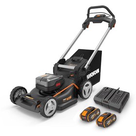 Resim WORX WG748E 40Volt 4.0Ah. Li-ion 46CM Profesyonel Kömürsüz Şarjlı Çim Biçme 
