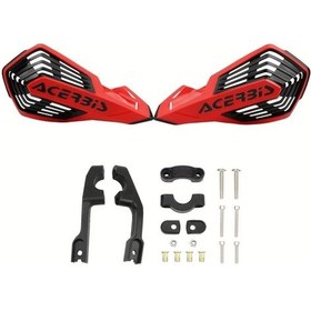 Resim Motion003 Ktm Yamaha Honda Exc Klx Yzf Crf Kırmızı Siyah Abs Off-road 360 Derece Dönen Motor Elcik Koruyucu 