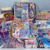 Resim Stitch Temalı Kırtasiye Seti - Mavi Seri Öğrenci Kırtasiye Hediye Paketi, Çok Fonksiyonlu Masaüstü Organizer, Ev ve Ofis İçin, Kalemlik, Jel Kalemler, Kalem Kutusu, Dosya Klasörü, Davetiye Kartları ve Daha Fazlası İçerir, Okul Malzemeleri Saklama Hediye Kutusu | Karakter Seti, Aynı Zamanda Harika 