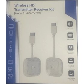 Resim Keepro Kablosuz HDMI Aktarıcı HDMI Wireless Hd Transmitter Receiver Kit 