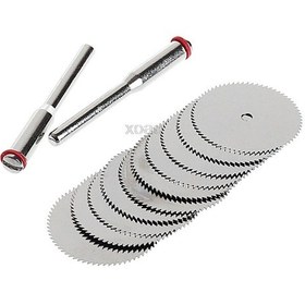 Resim 12 Parça 25 Mm Ahşap Cam Saç Kesme Diski Mini Dairesel 