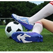 Resim Ag Uzun Çivili Yarışma Antrenman Futbol Ayakkabıları Siyah 