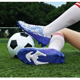 Resim Ag Uzun Çivili Yarışma Antrenman Futbol Ayakkabıları Siyah 