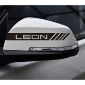 Resim Lasirius Seat Leon Yazılı Ayna Sticker Etiket Modeli 