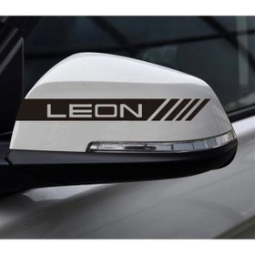 Resim Lasirius Seat Leon Yazılı Ayna Sticker Etiket Modeli 
