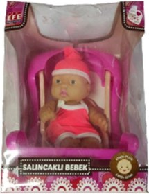 Resim Oyuncak Bebek Salıncaklı Sallanan Et Bebek Efe 18 Cm N0 7 