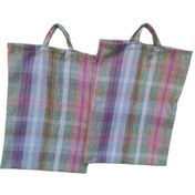 Resim Bengi Pazar Çantası 2 Adet Döşemelik Kumaş Desenli 30 Kg Taşıma (501132518) 