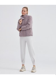 Resim Skechers W Outerwear Padded Jacket Kadın Foggy Lilac Mont S232044-506 Pembe 