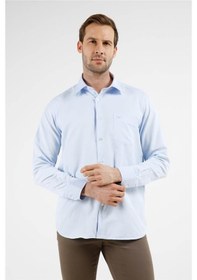 Resim İmza Comfort Fit Koyu Mavi Erkek Gömlek 1004255268 Koyu Mavi 