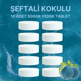 Resim 5 Adet 2X500 gr Nem Alıcı Rutubet ve Küf Önleyici Yedek Tablet Şeftali 