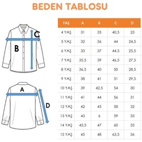 Resim Kız Çocuk Kol Büzgülü Gömlek 3149 Sarı 