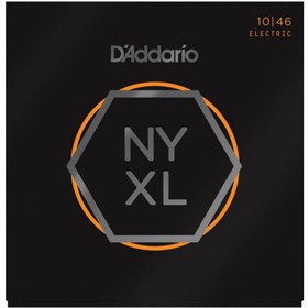 Resim D'Addario NYXL1046 Nickel Wound Elektro Gitar Teli (10-46) 