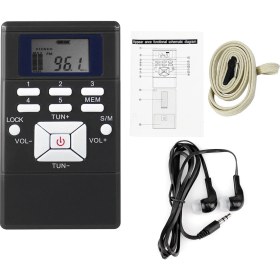 Resim Xixi Shop Sw Fm Mw Radyo Mini Cep Digital Mp3 Oynatıcı Tf Kart Destekli (Yurt Dışından) 