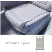 Resim Elmpaly Beyaz Renkli Köpük İç Çekirdekli Havadar Lateks Bel Destek Minderi Konforlu Sürüş Aksesuarı 