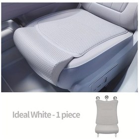 Resim Elmpaly Beyaz Renkli Köpük İç Çekirdekli Havadar Lateks Bel Destek Minderi Konforlu Sürüş Aksesuarı 