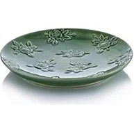 Resim Yeşil Büyük Yuvarlak Tabak 